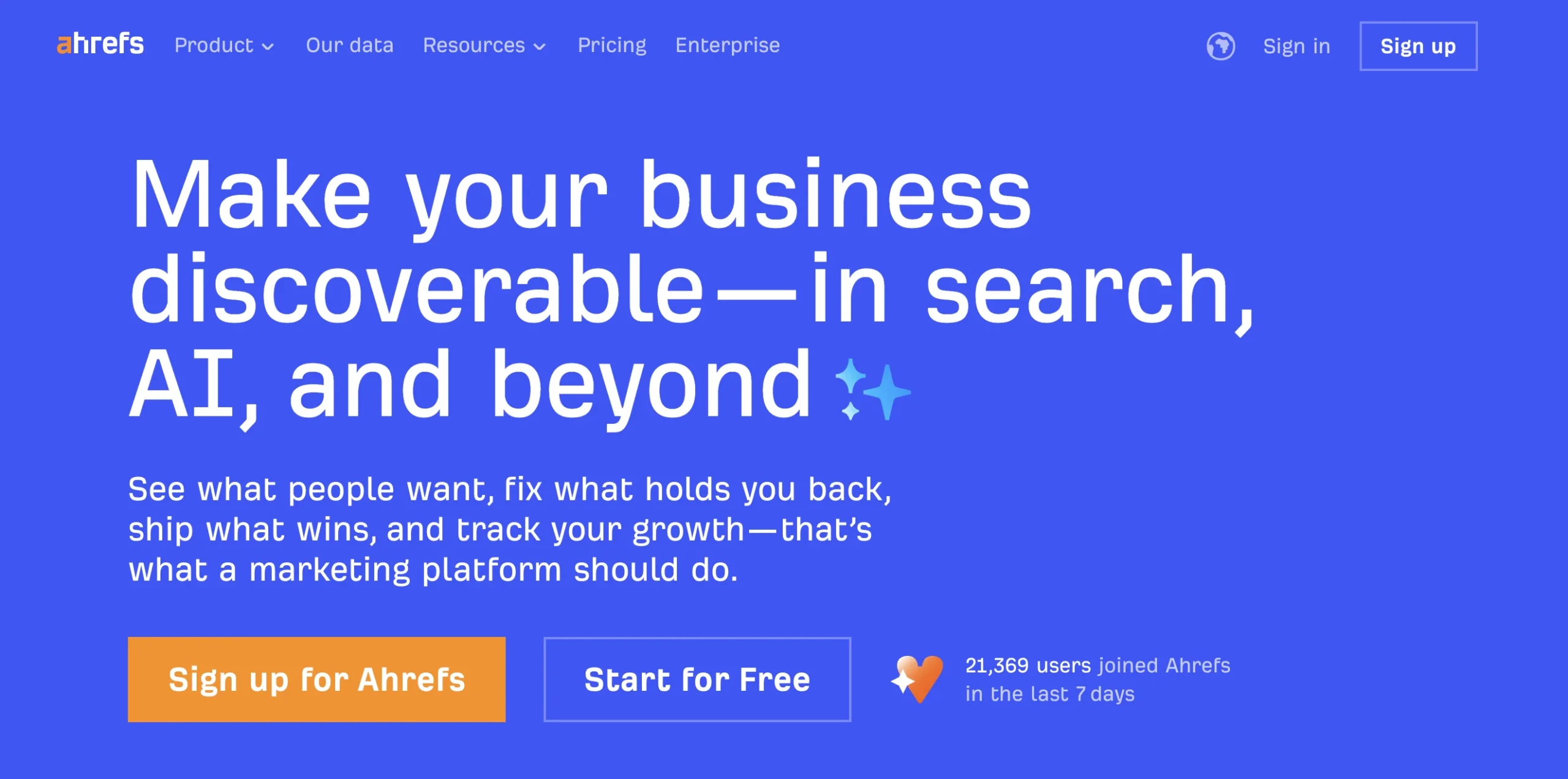 How many people use Ahrefs