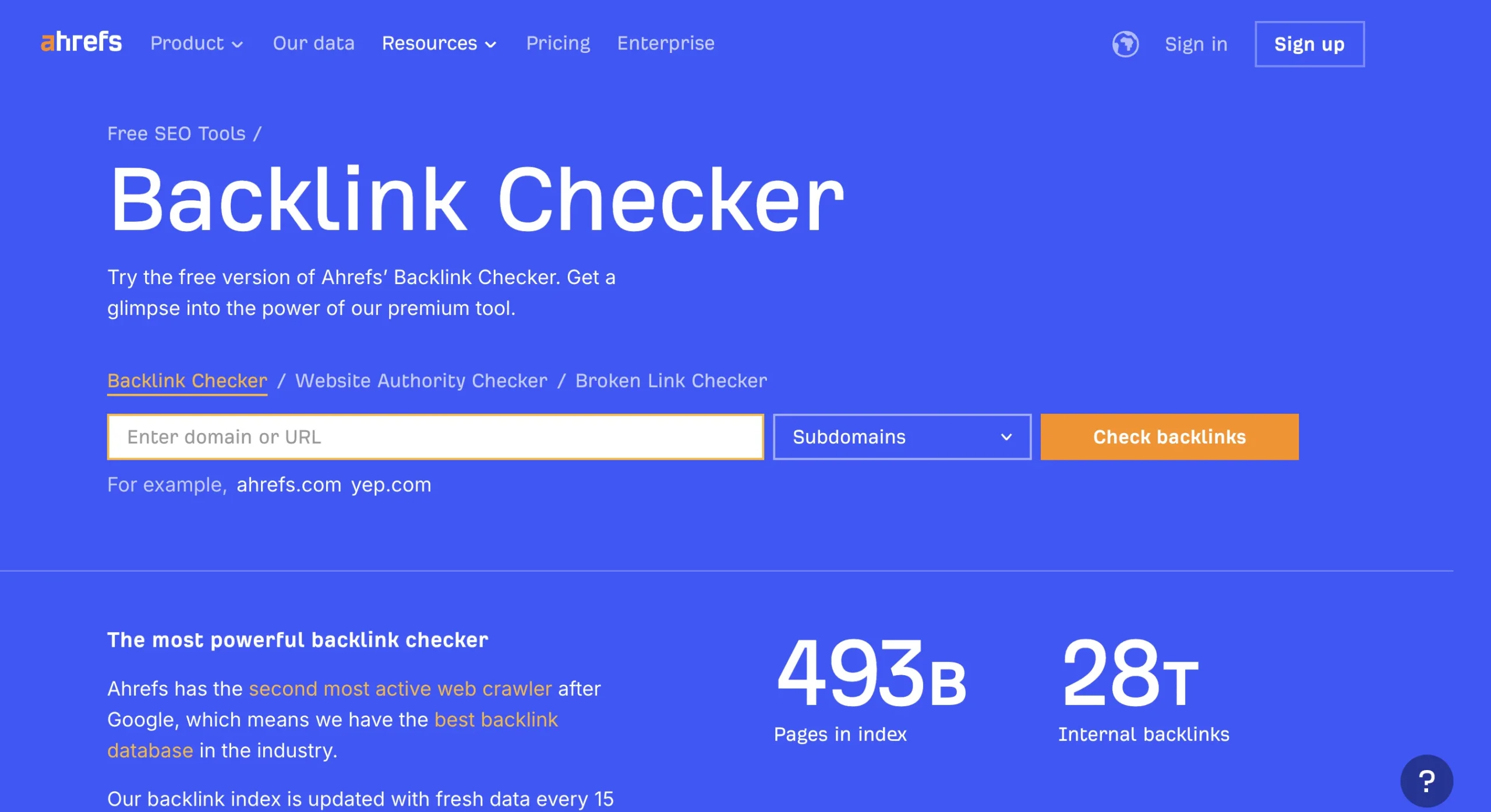 How many people use Ahrefs