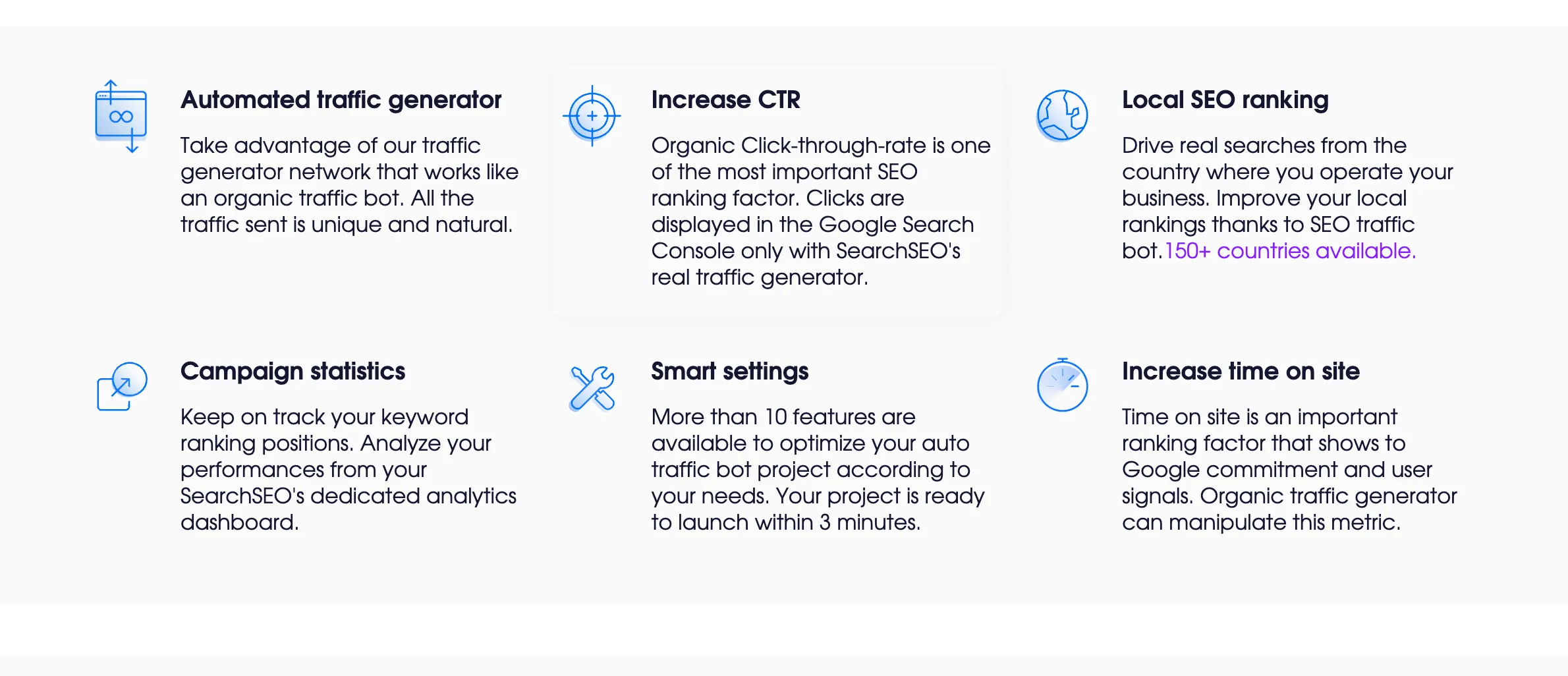 Koop websiteverkeer via Searchseo