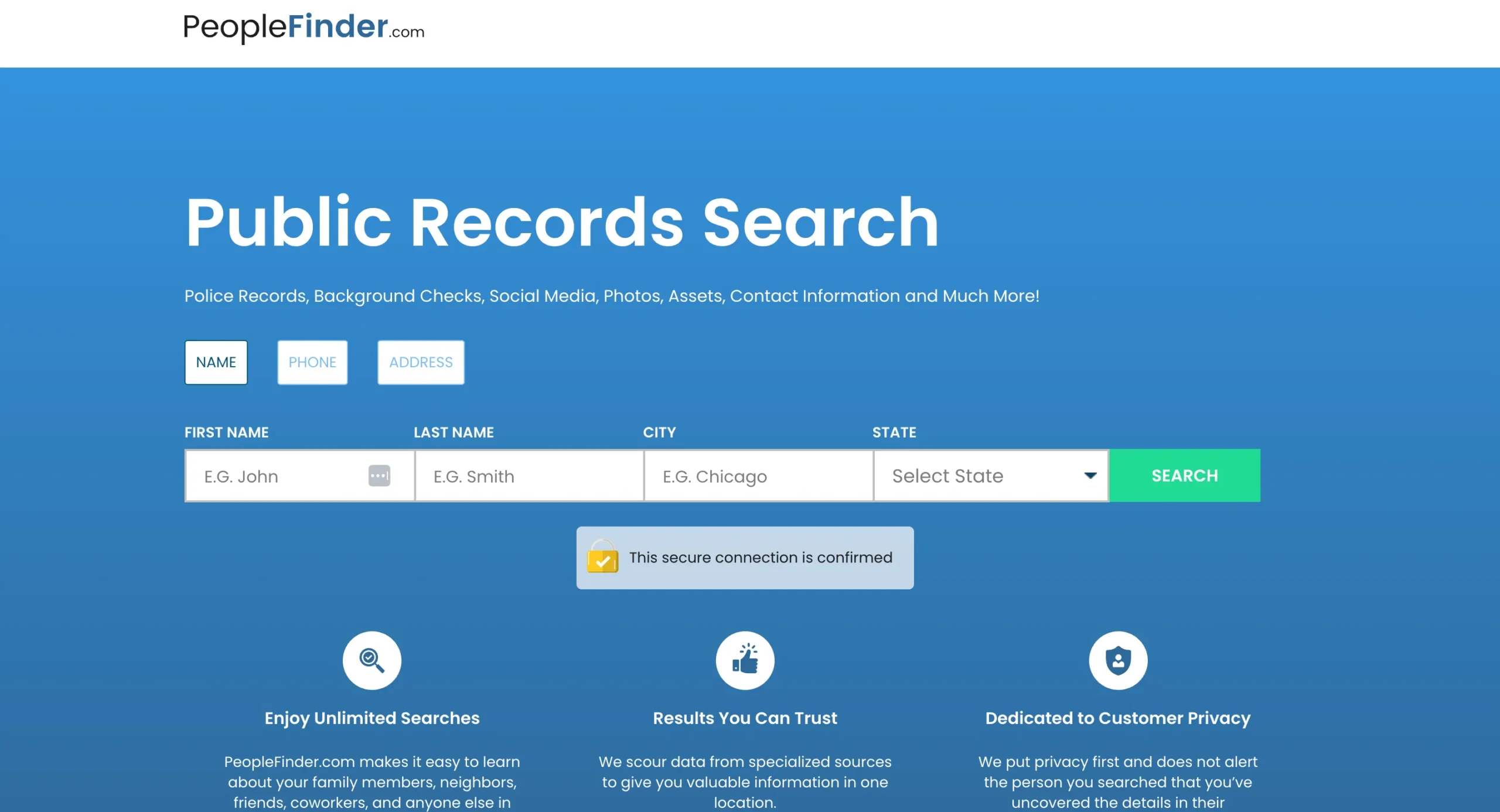 găsitor rapid de oameni