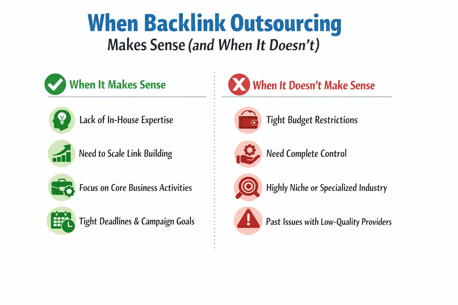 Backlink outsourcing